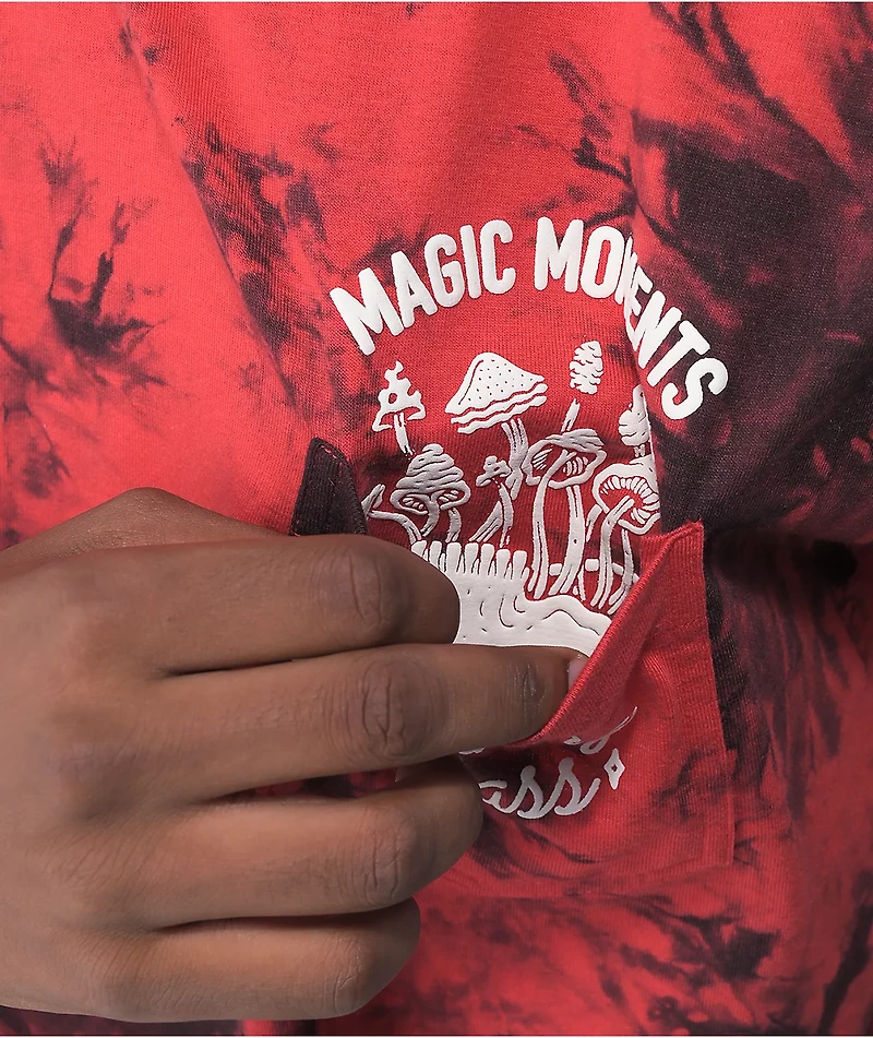 Lurking Class by Sketchy Tank Magic Moments Red Tie Dye T-Shirt