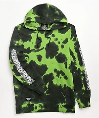 Lurking Class by Sketchy Tank Matrix Green Tie Dye Hoodie