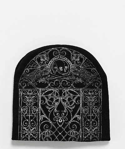 Lurking Class by Sketchy Tank Memento Mori Black Skully Beanie