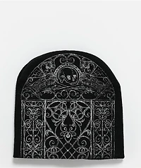Lurking Class by Sketchy Tank Memento Mori Black Skully Beanie