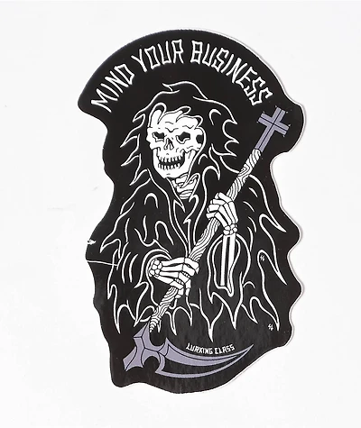 Lurking Class by Sketchy Tank Mind Your Business Sticker