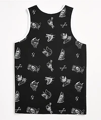 Lurking Class by Sketchy Tank Mixed Black Top