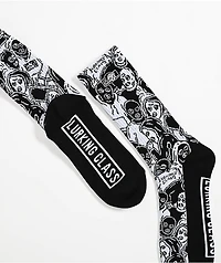 Lurking Class by Sketchy Tank Mob Black Crew Socks