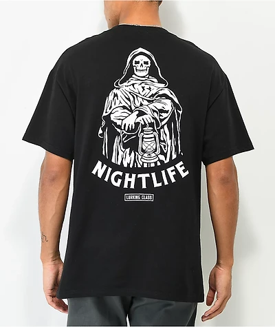Lurking Class by Sketchy Tank Nightlife Black T-Shirt