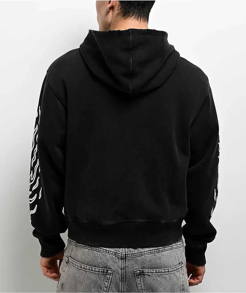 Lurking Class by Sketchy Tank Out Of Order Charcoal Wash Zip Hoodie