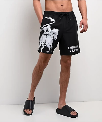 Lurking Class by Sketchy Tank Pale Horse Black Board Shorts