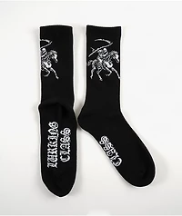 Lurking Class by Sketchy Tank Pale Horse Black Crew Socks