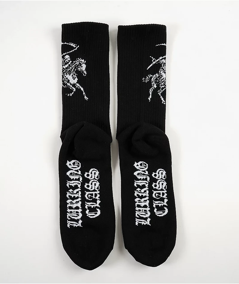 Lurking Class by Sketchy Tank Pale Horse Black Crew Socks