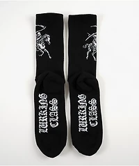 Lurking Class by Sketchy Tank Pale Horse Black Crew Socks