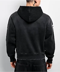 Lurking Class by Sketchy Tank Pale Horse Black Wash Crop Hoodie