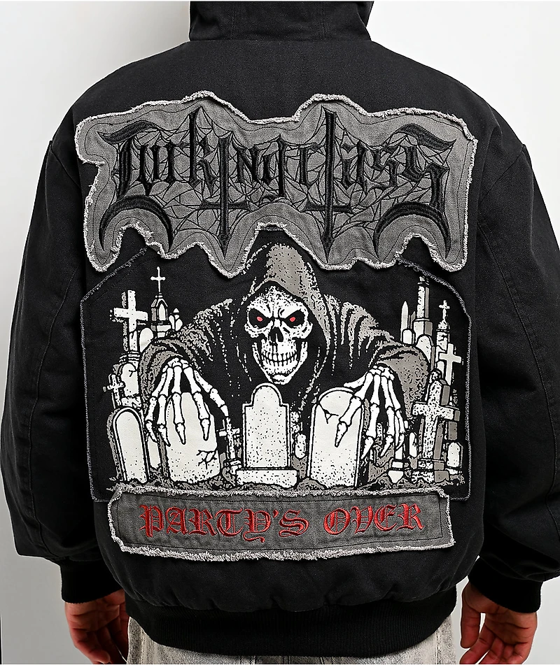 Lurking Class by Sketchy Tank Party's Over Black Work Jacket