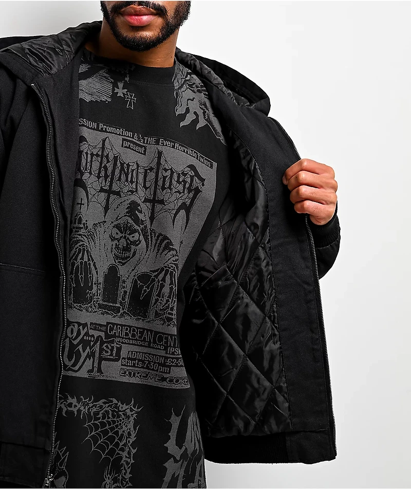 Lurking Class by Sketchy Tank Party's Over Black Work Jacket