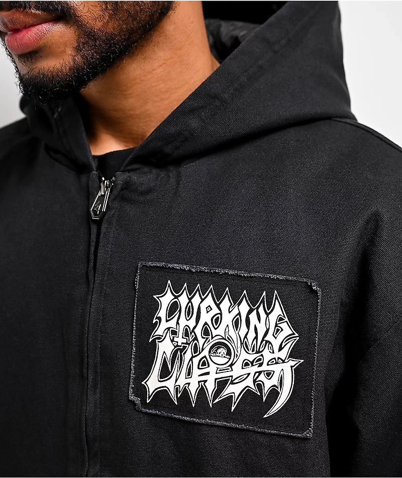 Lurking Class by Sketchy Tank Party's Over Black Work Jacket