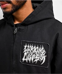 Lurking Class by Sketchy Tank Party's Over Black Work Jacket