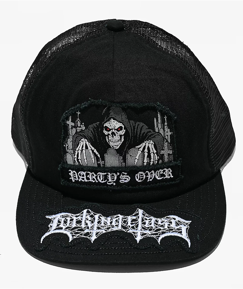 Lurking Class by Sketchy Tank Partys Over Black Trucker Hat