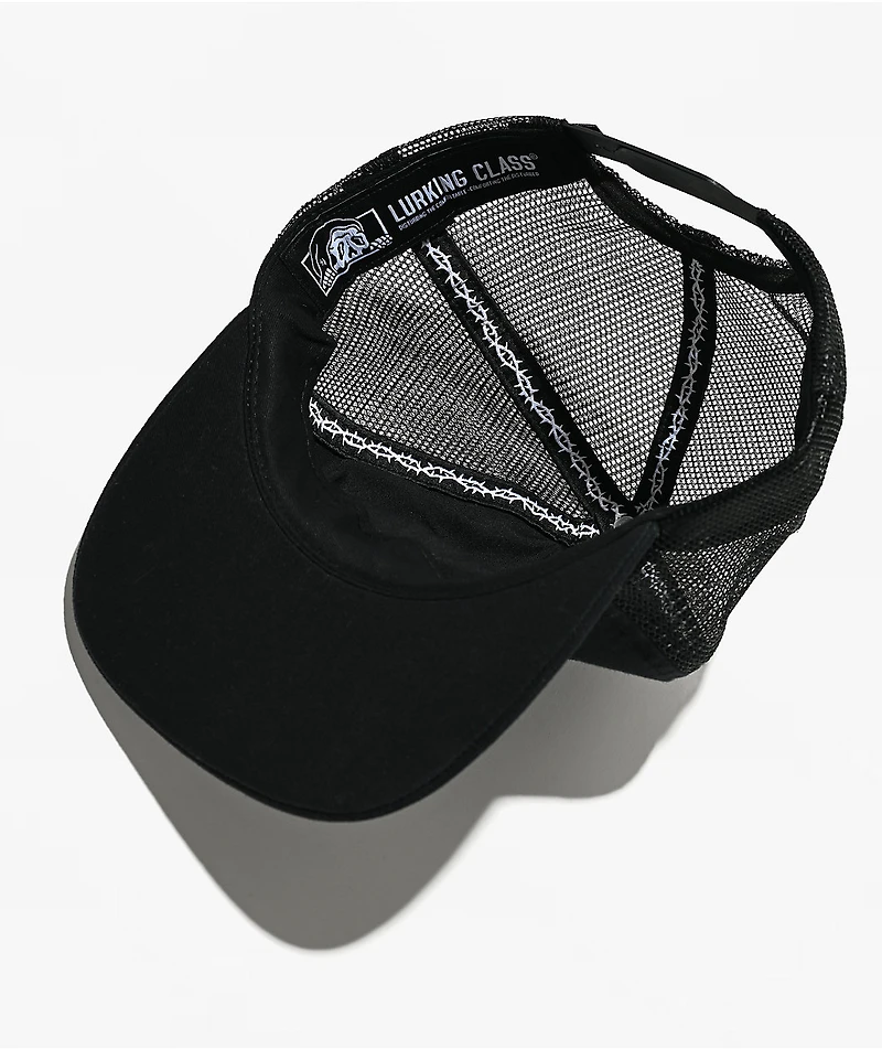 Lurking Class by Sketchy Tank Partys Over Black Trucker Hat
