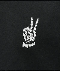 Lurking Class by Sketchy Tank Peace Off Glow the Dark Black T-Shirt