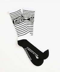 Lurking Class by Sketchy Tank Peeking Lurker White Crew Socks