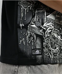 Lurking Class by Sketchy Tank Pie Till We Die Black T-Shirt