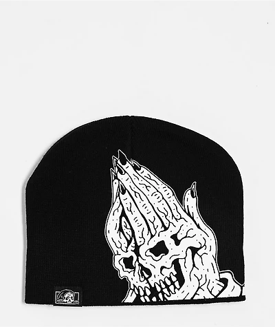 Lurking Class by Sketchy Tank Pray For Me Black Skully Beanie