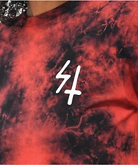 Lurking Class by Sketchy Tank Protect Red Tie Dye T-Shirt