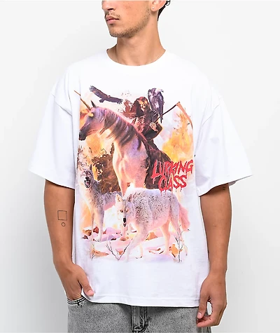 Lurking Class by Sketchy Tank Reaper White T-Shirt