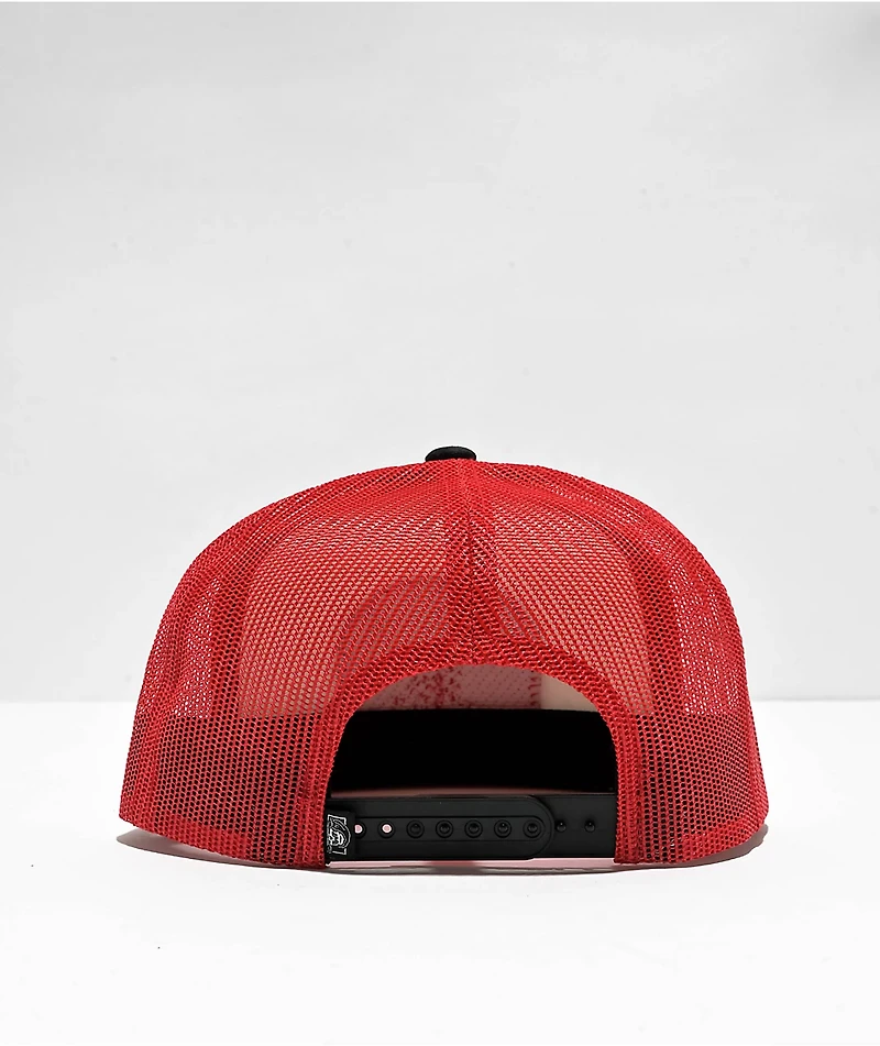 Lurking Class by Sketchy Tank Red & White Trucker Hat