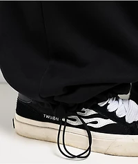 Lurking Class by Sketchy Tank Rock Of Ages Black Wide Leg Sweatpants