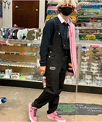 Lurking Class by Sketchy Tank Script Black Overalls