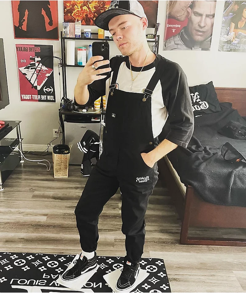 Lurking Class by Sketchy Tank Script Black Overalls