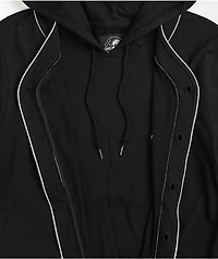 Lurking Class by Sketchy Tank Scythe Layered Black Baseball Hoodie