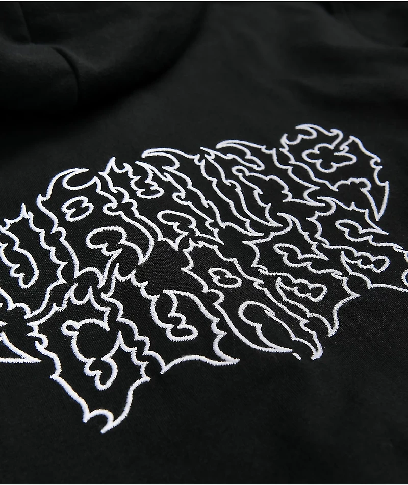 Lurking Class by Sketchy Tank Scythe Layered Black Baseball Hoodie