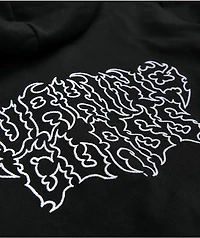 Lurking Class by Sketchy Tank Scythe Layered Black Baseball Hoodie