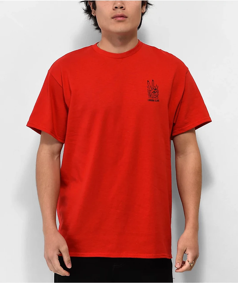 Lurking Class by Sketchy Tank See You Hell Red T-Shirt