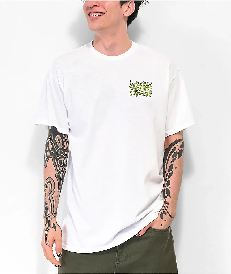Lurking Class by Sketchy Tank Sewer White T-Shirt