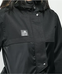 Lurking Class by Sketchy Tank Shacket Black 10K Sherpa Snowboard Jacket