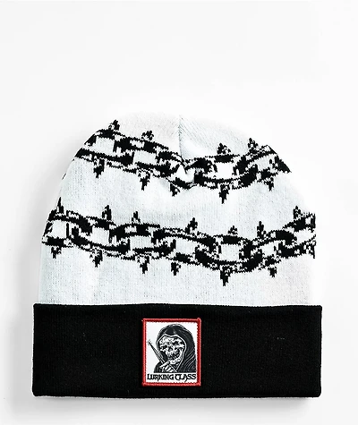 Lurking Class by Sketchy Tank Sharp White Beanie
