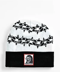 Lurking Class by Sketchy Tank Sharp White Beanie