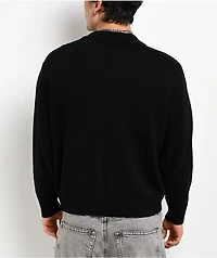 Lurking Class by Sketchy Tank Sin Stripe Black Zip Sweater