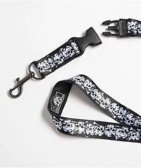 Lurking Class by Sketchy Tank Skull Stripe Black Lanyard