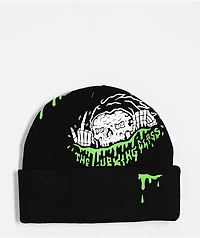 Lurking Class by Sketchy Tank Slash Black & Green Beanie