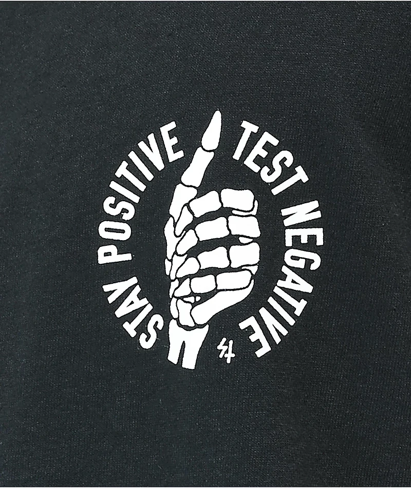 Lurking Class by Sketchy Tank Stay Positive 22 Black Top