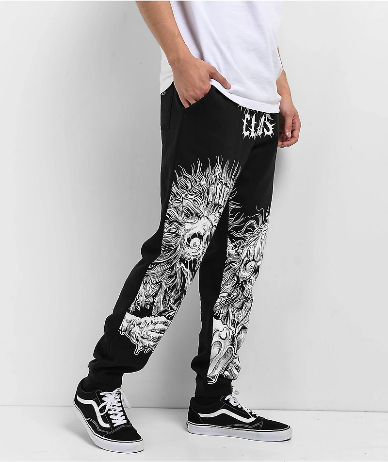 Lurking Class by Sketchy Tank Stikker Bad Friend Black Sweatpants