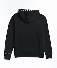 Lurking Class by Sketchy Tank Studded Black Hoodie