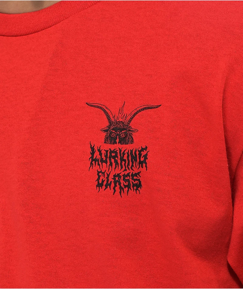 Lurking Class by Sketchy Tank Taker Red T-Shirt