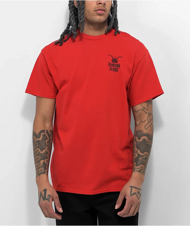 Lurking Class by Sketchy Tank Taker Red T-Shirt