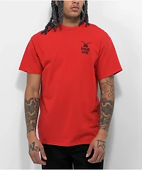 Lurking Class by Sketchy Tank Taker Red T-Shirt