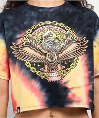 Lurking Class by Sketchy Tank Tall Boy Unchained Tie Dye Boxy Crop T-Shirt