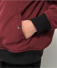 Lurking Class by Sketchy Tank Team Red Hooded Bomber Jacket
