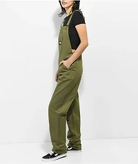 Lurking Class by Sketchy Tank Terror Olive Green Overalls